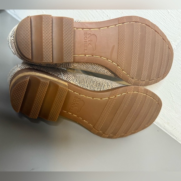 Women's Sorel Snake Print Ankle Boots NWOT - Picture 7 of 7